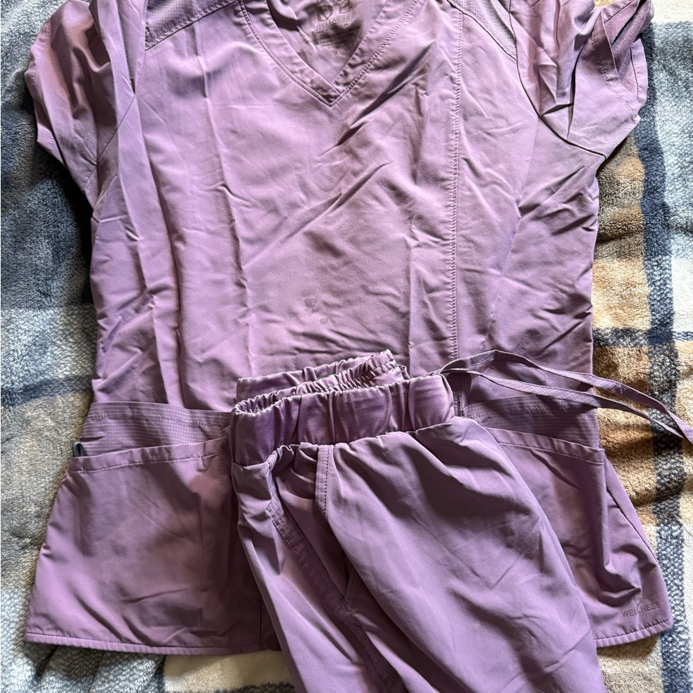 Barco Uniforms Lilac V-Neck Scrub Top